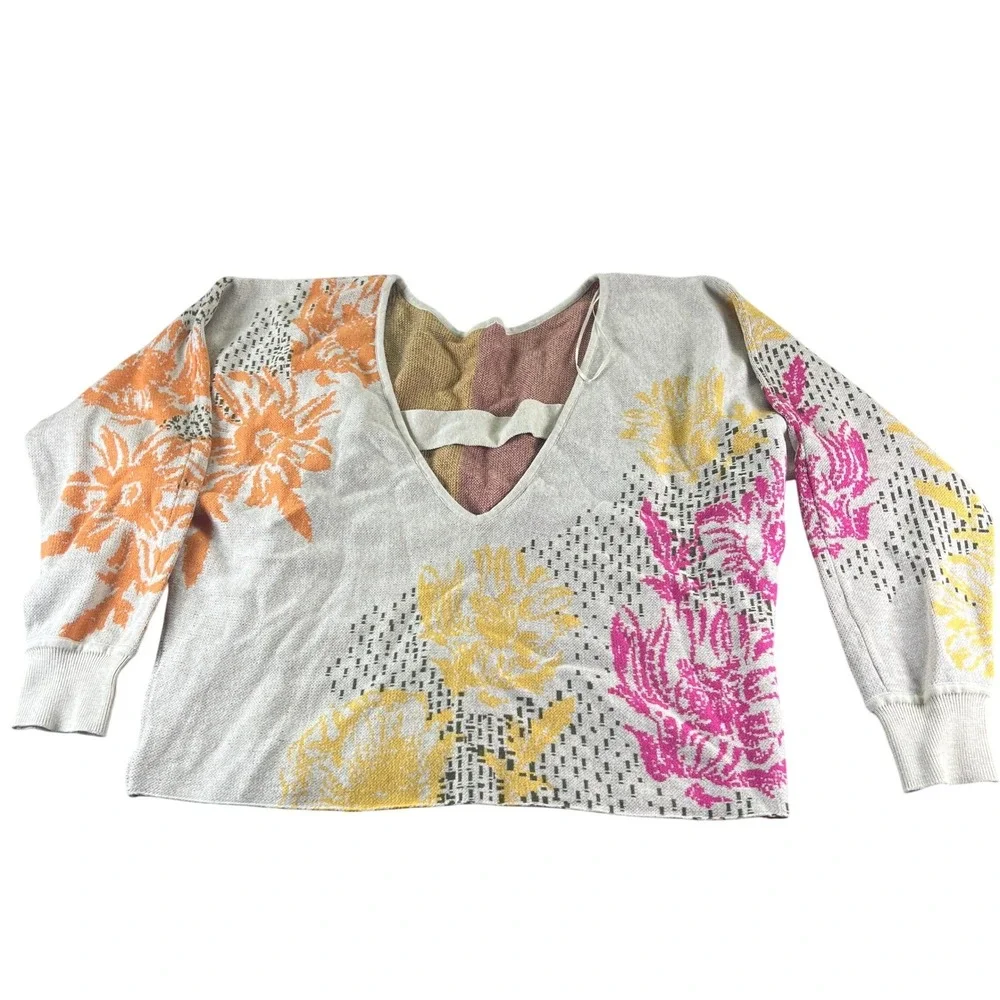 Daily Practice by Anthropologie Hazy Daze Pullover Sweater Sz S - Picture 2 of 8